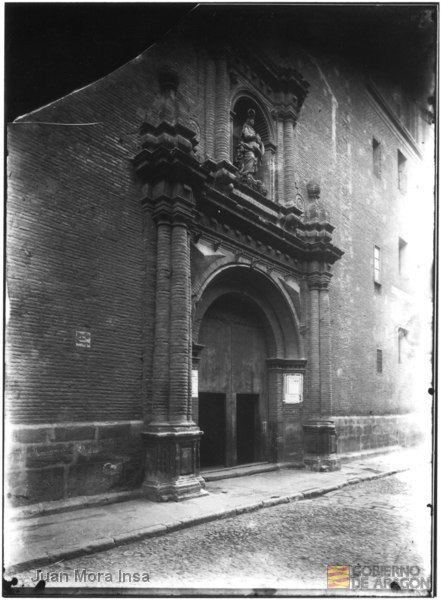 "Zaragoza. Portada de San Carlos. Estilo: Barroco.". Juan Mora Insa