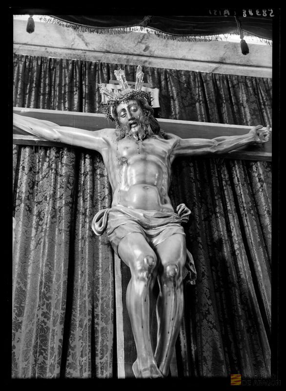 Detalle de Cristo crucificado.