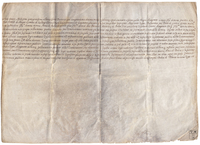 Documento incompleto relativo al regente de la cancillería de Aragón
