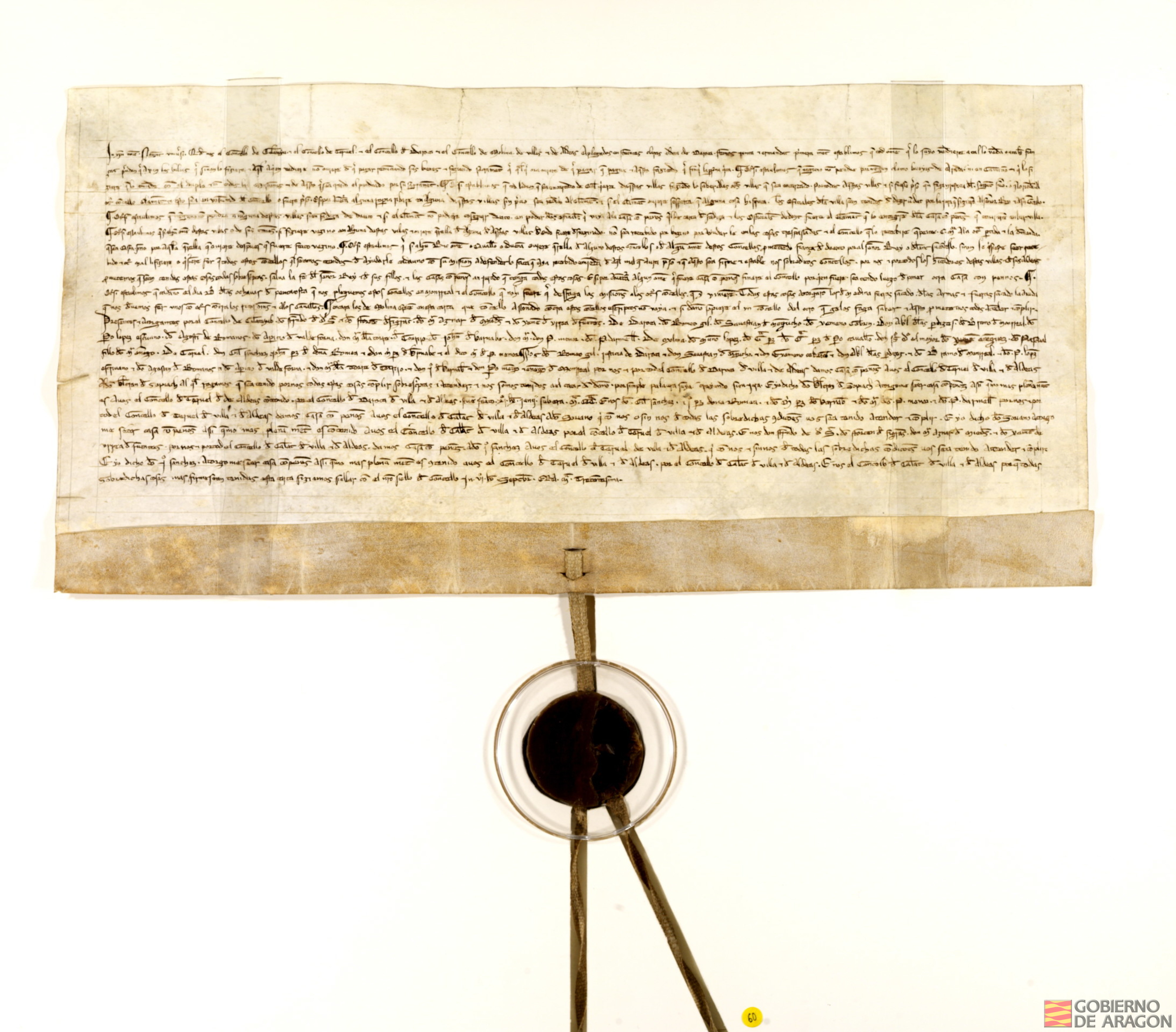 Escritura de alianza o hermandad entre los Concejos de Teruel, Calatayud, Daroca y Molina