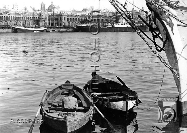 "Puerto de Barcelona". Ricardo Compairé Escartín. Barcelona
