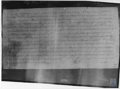 Juan Perez de Aniés y su esposa Urraca López venden para la enfermería del monasterio de Santa Clara de Huesca una viña y un soto en Huesca por trescientos sueldos jaqueses