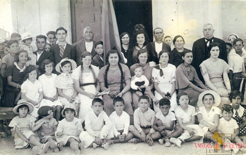 Bendición de la bandera de los Previsores del Porvenir en la iglesia de Cristo Rey