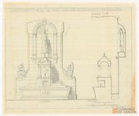 Anteproyecto de altar para San Juan de los Panetes en Zaragoza. Zaragoza