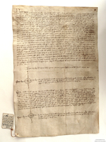 Arnaldo Ramón del Sallent, rector de Montmagastre, vende a Arnaldo Just, presbítero de Peralta de la Sal, un trozo de viña en la Collada de Vilet, por precio de 30 florines de oro.
