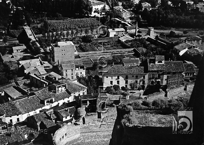 "Desde el castillo". Ricardo Compairé Escartín. Monzón