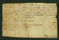 Alfonso II de Aragón exime de hueste y cabalgata a los servidores del obispo y del cabildo de Huesca