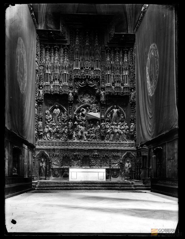 Retablo del altar mayor de la catedral de San Salvador (la Seo).