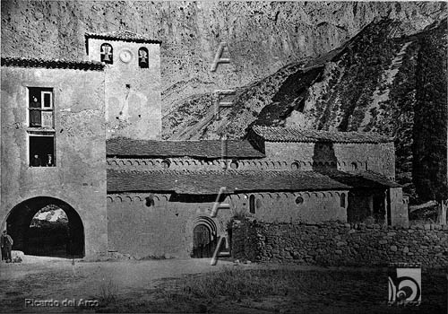 Monasterio de Santa María y San Pedro de Alaón. Exterior. Ricardo del Arco y Garay. Sopeira. Ribagorza