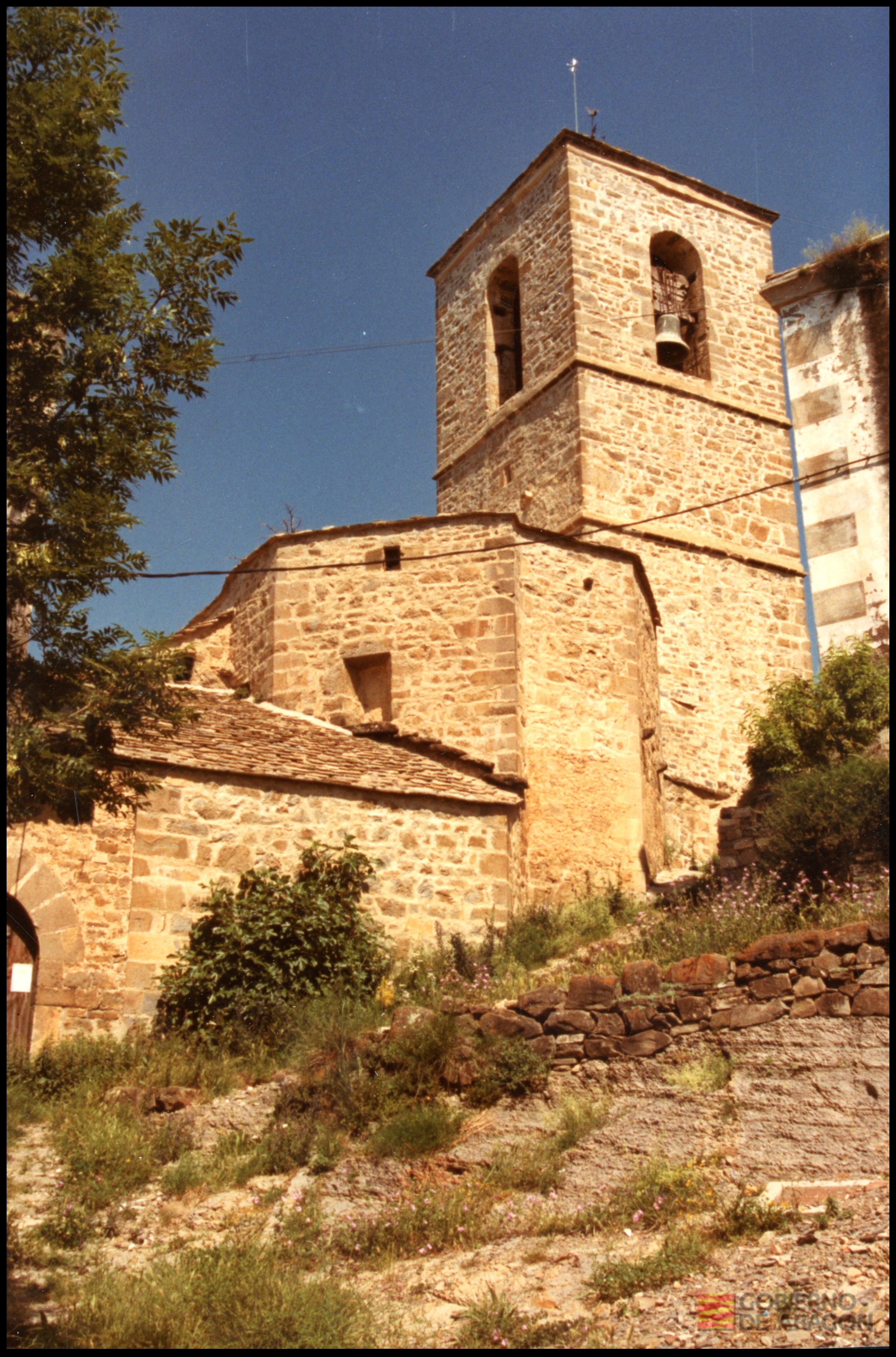 Iglesia de Sn Vicente Mártir. Ángel Crespo Yagüe. Puértolas