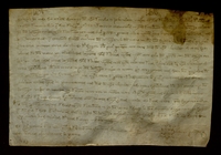 Juan de Torla y Benedet Crespo, vecinos de Tardienta y espondaleros del testamento de María Arromerales, reconocen recibir 200 sueldos jaqueses cada uno de la partición de bienes de la difunta