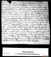 Domingo Pedruelo y su mujer Valencia, vecinos de Sariñena, venden a Bartolomé de Lecina y su mujer Marta, vecinos del mismo lugar, la duodécima parte del molino llamado de Pedro Larrés, en el término de Peralta de Alcofea sobre el puente de Ballarés, que muele con agua del Alcanadre, por 36 sueldos jaqueses