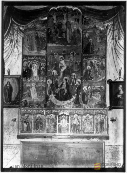 "Morata de Jiloca, Zaragoza. Retablo de la ermita. Estilo: Gótico.". Juan Mora Insa