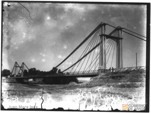"Zaragoza. Puente de Santa Isabel.". Juan Mora Insa