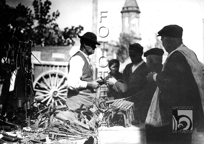 "Un puesto de hierros". Ricardo Compairé Escartín. Ayerbe