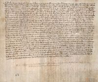 Testamento de Francisco Gil de Terrer, vecino de Calatayud,por el que deja todos sus bienes al convento de Sta. María de la Merced de Calatayud, estableciendo en él una capellanía perpetua