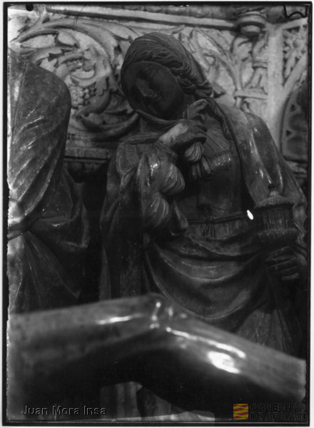 "Monasterio de Sigena, Huesca. Fragmento del Santo entierro. Estilo: Renacimiento.". Juan Mora Insa