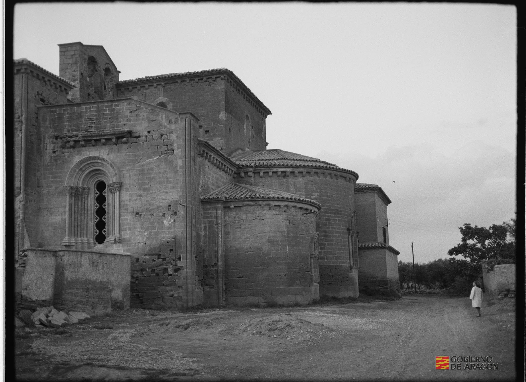 Monasterio de Sigena. Vista exterior de los ábsides