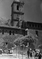 "Iglesia y plaza". Ricardo Compairé Escartín. Agüero