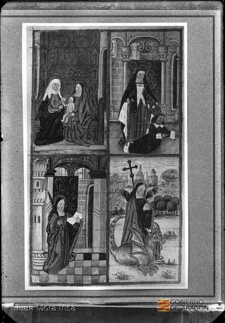 Cuatro escenas de la vida de Santa Marta. Juan Mora Insa