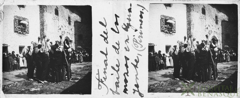 Final del baile de los mozos en Guayente.