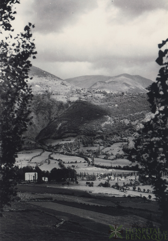 Vista de Cerler desde las afueras de Benasque