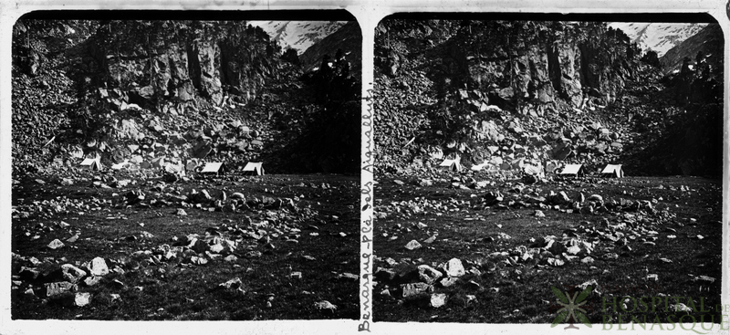 Tiendas de campaña en Aigualluts.