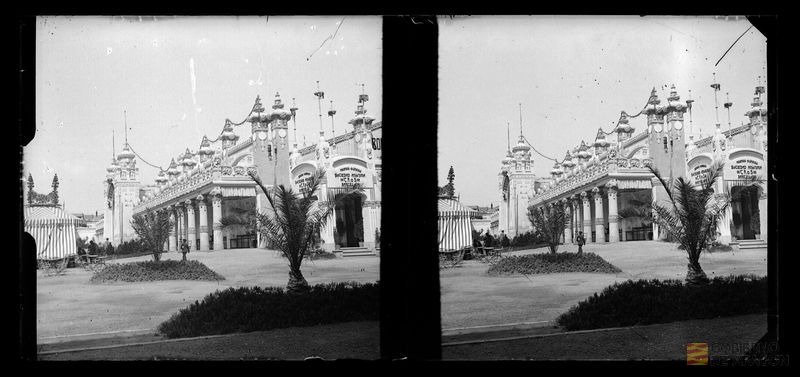 Pabellón de abonos químicos Sociedad Anónima Cros, en la Exposición Hispano-Francesa. Ignacio Coyne