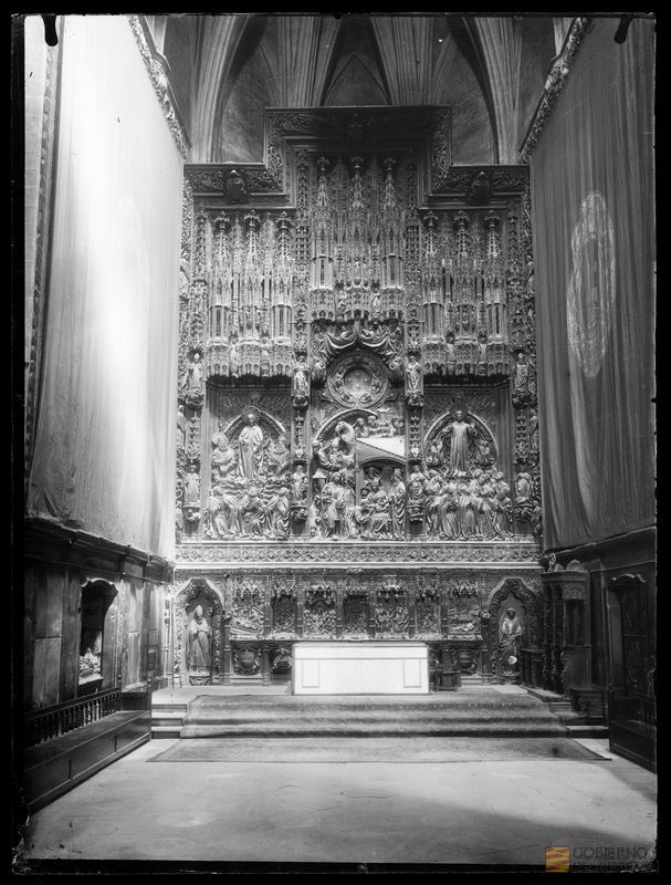 Catedral de San Salvador (la Seo). Retablo de la Capilla Mayor.