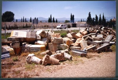 Acumulación de piedras. Ángel Crespo Yagüe. Borja