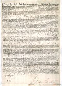 Juan Jacobo, patriarca de Constantinopla y nuncio del Papa Urbano VIII, otorga a Miguel Blas Pérez, clérigo de Zaragoza, un beneficio en la iglesia de la Asunción del lugar de Velilla