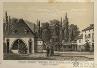 "Établissement Thermal de M. Dargue a Encausse, près St. Gaudens."