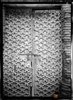 Tamarite de Litera (Huesca). Iglesia románica de San Miguel. Puerta con lazos mudéjares. José Galiay Sarañana