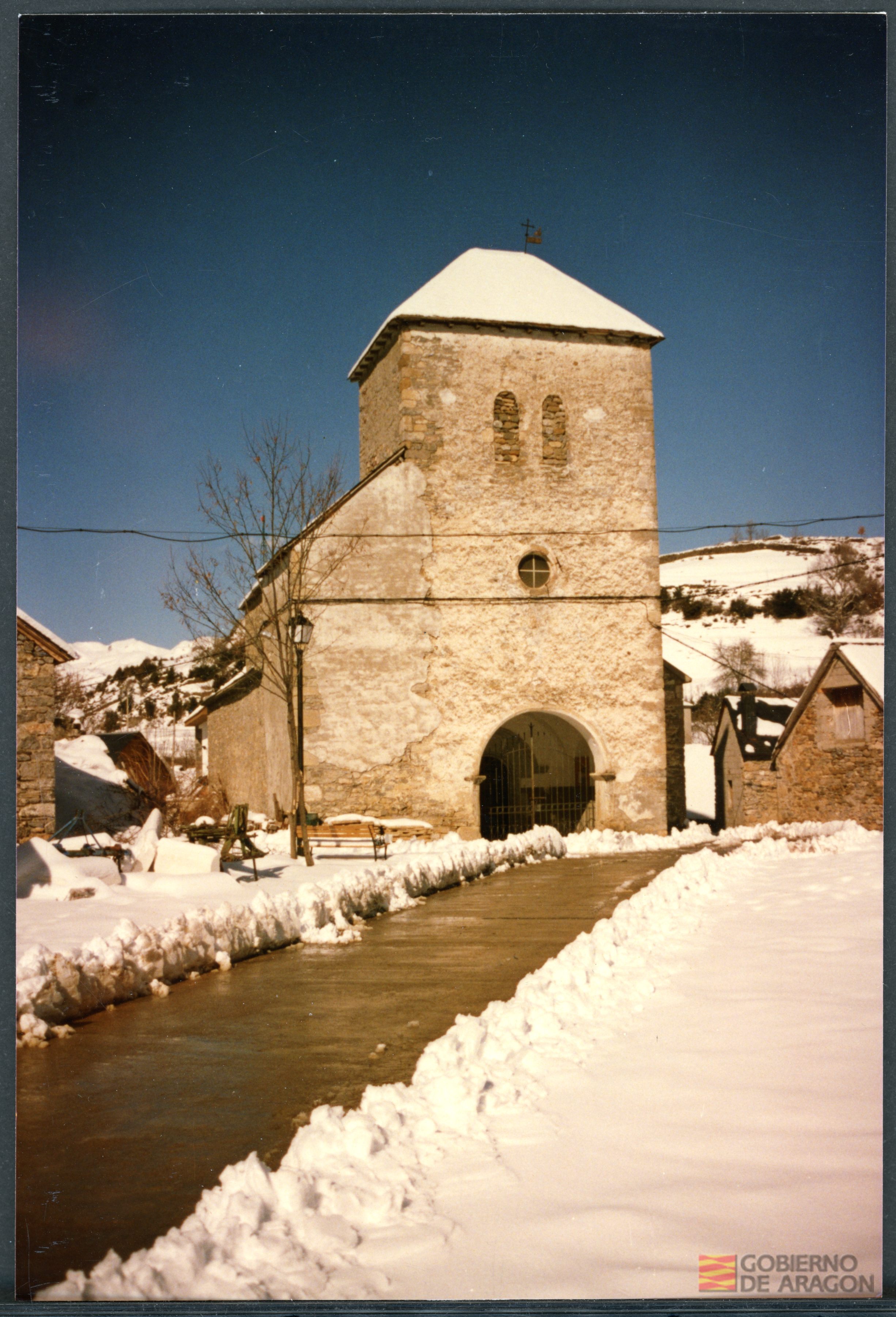 Iglesia parroquial de los Santos Reyes. Ángel Crespo Yagüe. Hoz de Jaca