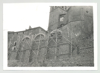 Proyecto adicional al de urbanización parcial de los alrededores de la Catedral. Arquitecto: César Jalón. Albarracín