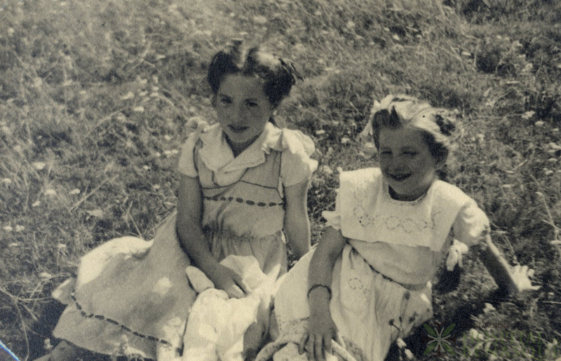 Retrato de dos niñas