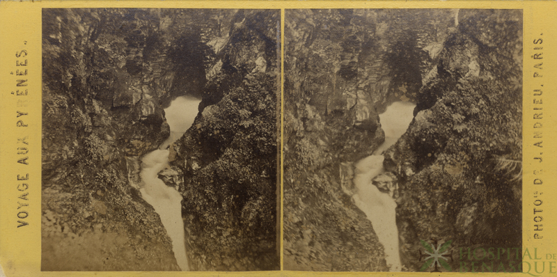 Cascada en el Pirineo.