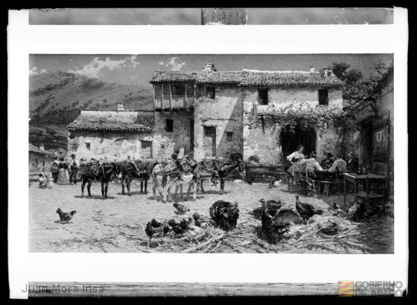 Pintura de Mariano Barbasán. Juan Mora Insa