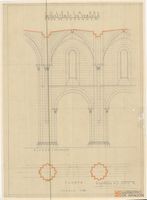 Iglesia del Monasterio de Veruela. Muro longitudinal de la nave lateral. Vera de Moncayo