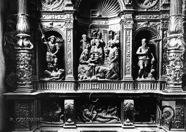 "Altar renacimiento en la catedral". Ricardo Compairé Escartín. Huesca