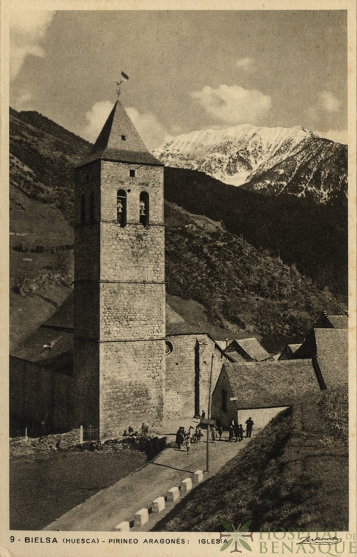"9. Bielsa (Huesca) Pirineo Aragonés: Iglesia."