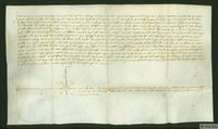 Carta por la que Luis Pellicer, señor de Calaceite, otorga y da poder y facultad a los jurados, concejo y universidad de Calaceite de poder hacer una prisión para castigar a los criminales y malhechores