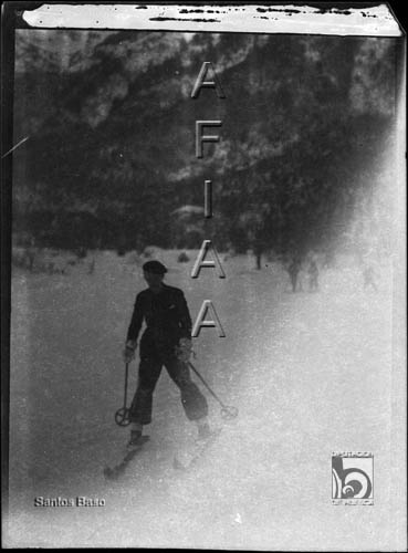 Esquiador. Santos Baso Simelio. Candanchú