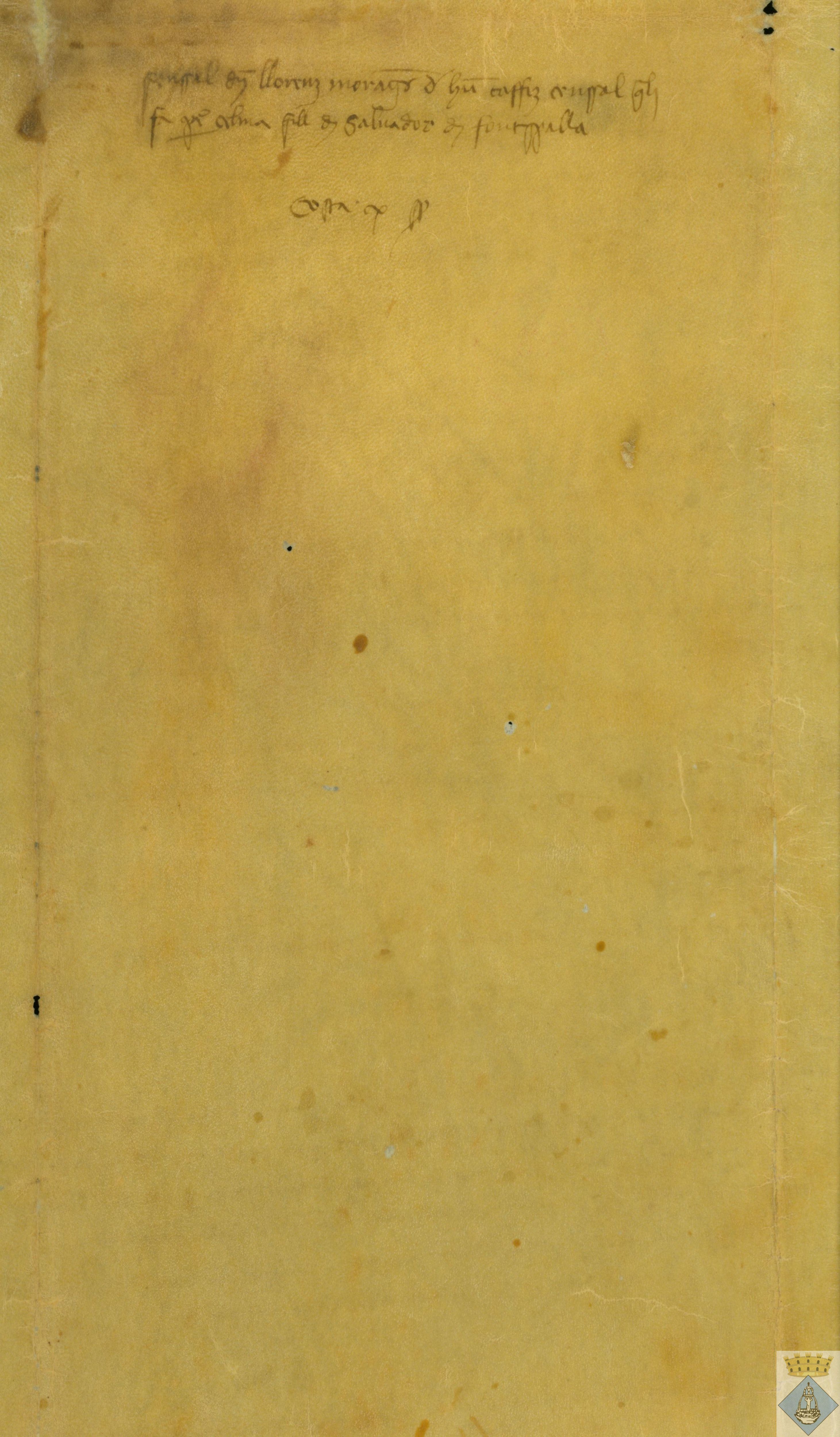 Carta de censal de Pedro Celma a Lorenzo Moragues del cual cobra el censo de 1 cahíz anual de trigo por un trozo de viña. Con ápoca por la que Pedro Celma reconoce haber recibido el pago dicho cahíz de trigo