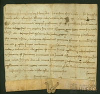Inocencio III manda a los priores de Santa Cristina de Somport y de San Pedro el Viejo de Huesca que entiendan en el pleito entre los obispos y canónigos de Huesca y Zaragoza sobre la percepción de diezmos de los rebaños trashumantes