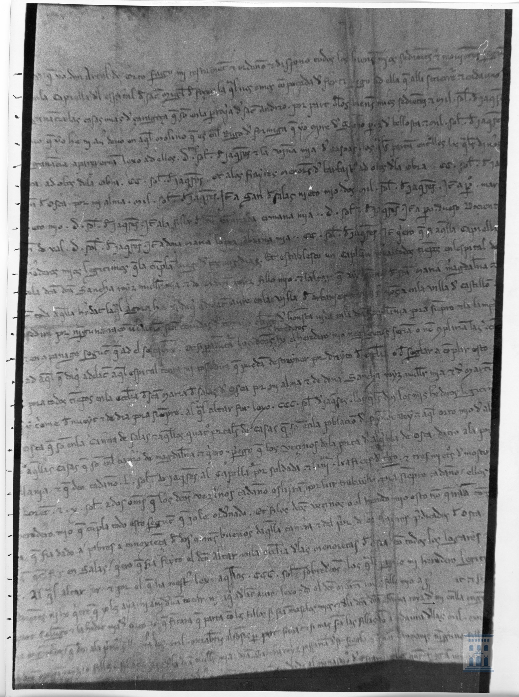 Artal de Huerto hace su testamento dejando, entre otras disposiciones, 300 sueldos a las menoretas de Huesca.