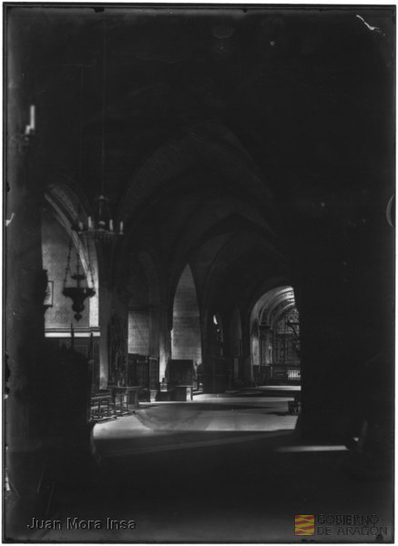 "Zaragoza. Interior de San Pablo. Estilo: Gótico.". Juan Mora Insa