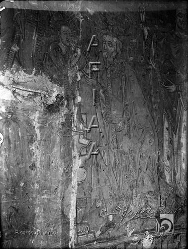 Monasterio de Santa María de Sigena. Sala capitular. Pintura mural. Rafael Gúdel. Monegros. Villanueva de Sigena