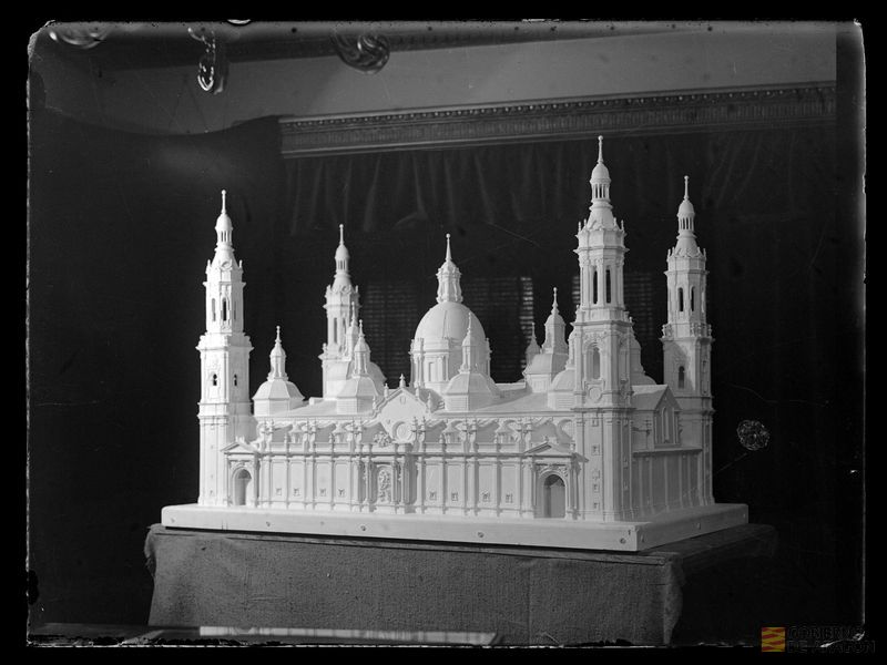 Maqueta de la basílica de Nuestra Señora del Pilar. Manuel Coyne