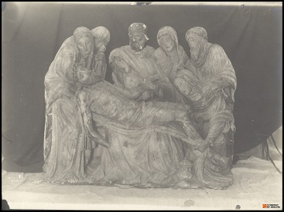 [Parte de un retablo del monasterio de Santa María de Sigena]